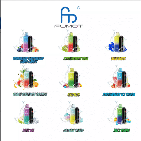Fumot Tornado 20000 Puffs Vape Box Wholesale - Image 4