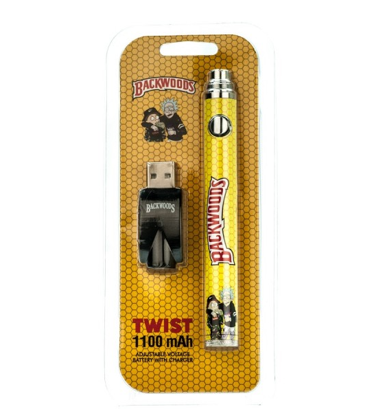 BRASS KNUCKLES/Backwoods/Cookies/Runtz Battery Preheat Bottom Voltage Adjustable CBD Vape Pen Battery-1100mah Twists with Cartoon Design - Image 5