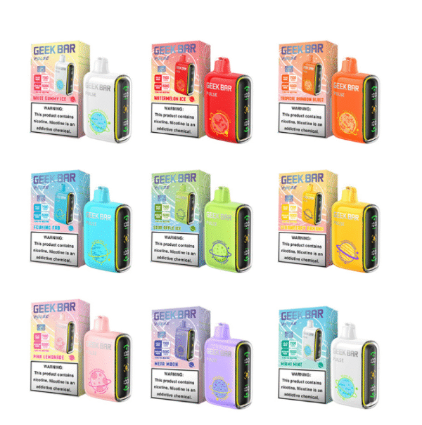Geek Bar Pulse 15000 Puff Disposable-Planet/Frozen/Sour Edition-Wholesale Only - Image 4