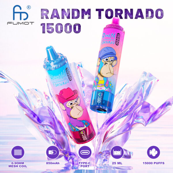 Fumot RandM Tornado 15000 Puffs Disposable