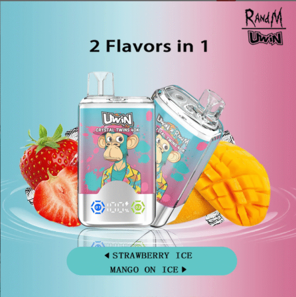 UWIN Crystal Twins 40000 Puffs – 2 in 1 Device - Image 3